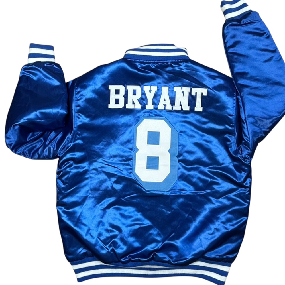 Crenshaw Headgear Classic L Kobe Bryant 8 Satin Jacket Varsity Basketball - Picture 2 of 7